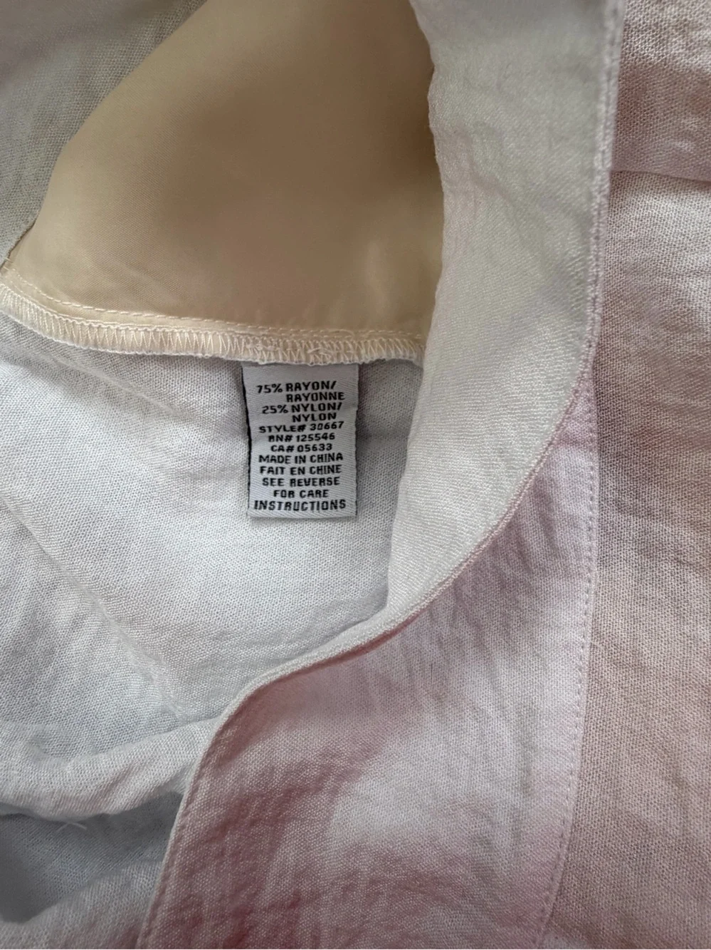 Habitat Light White Elastic-Waist Pants. Cropped. Wide Leg. Size Med.